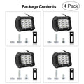 4-Piece: 4” 18W Dual Row LED Spot Light Pod by DailySale