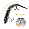 4-Piece: 6 Segment Multi Jointed Lifelike Fish Lures by DailySale