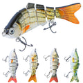 4-Piece: 6 Segment Multi Jointed Lifelike Fish Lures by DailySale