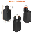 4-Piece: Adjustable Bed Riser with Screw Clamp by DailySale