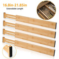 4-Piece: Adjustable Drawer Divider by DailySale