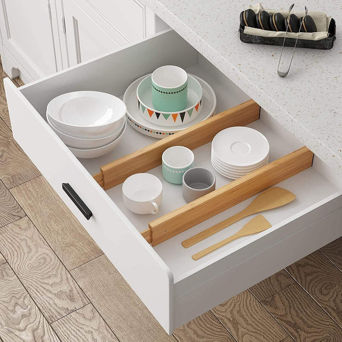 4-Piece: Adjustable Drawer Divider by DailySale