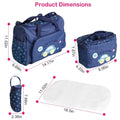 4-Piece: Baby Diaper Tote Bag Set by DailySale