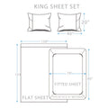 4-Piece: Brushed Cotton Percale Sheet Set by DailySale