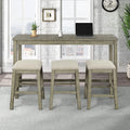 4-Piece: Counter Height Bar Table Set by DailySale