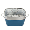 4-Piece: Curtis Stone Dura-Pan Chef Square Saute Set (Refurbished) by DailySale