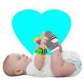 4-Piece: Cute Animal Soft Baby Socks Toys Wrist Rattles Set by DailySale