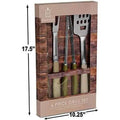4-Piece: Den Haven Stainless Steel BBQ Accessory Grill Tool Set by DailySale