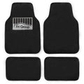 4-Piece: Doe16 Faux Rabbit Fur Non-Slip Floor Mat Set by DailySale