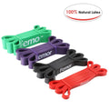 4-Piece: Exercise Bands Latex Resistance elastic Band -Pull Up Assist Bands Fitness by DailySale