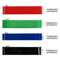 4-Piece: Exercise Resistance Loop Bands Assisted Pull Up Yoga Training by DailySale