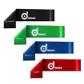4-Piece: Exercise Resistance Loop Bands Assisted Pull Up Yoga Training by DailySale