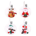 4-Piece: Holiday Tableware Sets Christmas Knife And Fork Bags by DailySale