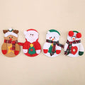 4-Piece: Holiday Tableware Sets Christmas Knife And Fork Bags by DailySale