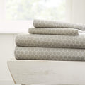 4-Piece: Honeycomb Patterned Sheet Set by DailySale