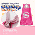 4-Piece: Kids Dress Up Superhero Capes Set and Slap Bracelets for Girls by DailySale