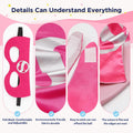 4-Piece: Kids Dress Up Superhero Capes Set and Slap Bracelets for Girls by DailySale