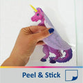 4-Piece: Malkin - Large Unicorn 3D Wall Decal Stickers Set by DailySale
