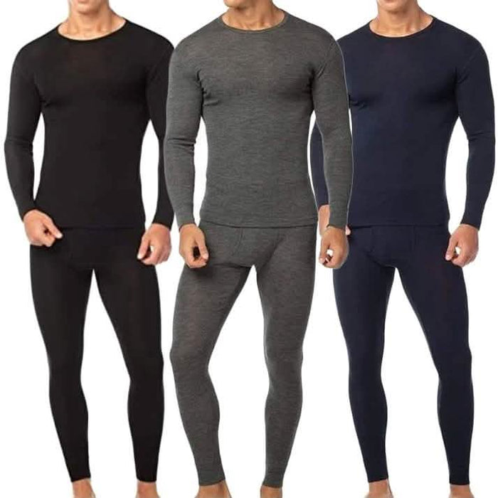 4-Piece: Men's Cotton Fleece Thermal Set by DailySale
