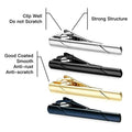 4-Piece: Men's Tie Clips by DailySale