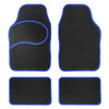 4-Piece: Mod Non-Slip Carpet Floor Mat Set