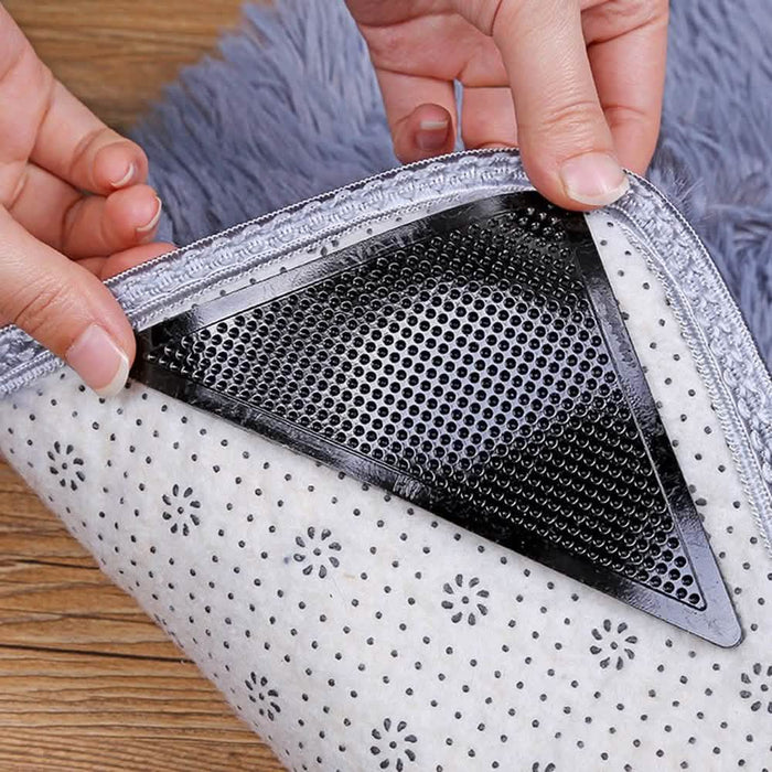 4-Piece: Non-Slip Rug Sticker Pads by DailySale