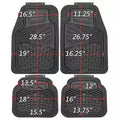 4-Piece: OxGord Universal Fit Heavy-Duty Rubber Car-Floor Mats Set by DailySale