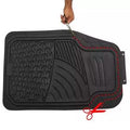 4-Piece: OxGord Universal Fit Heavy-Duty Rubber Car-Floor Mats Set by DailySale