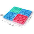 4-Piece: Pet Slow Feeder and Licking Tray Set by DailySale