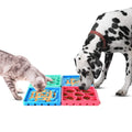 4-Piece: Pet Slow Feeder and Licking Tray Set by DailySale