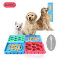4-Piece: Pet Slow Feeder and Licking Tray Set by DailySale