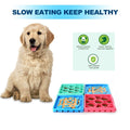 4-Piece: Pet Slow Feeder and Licking Tray Set by DailySale