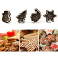 4-Piece: Plastic Cookie Baking Moulds by DailySale