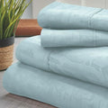 4-Piece Set: Bamboo 1800 Count Embossed Design by DailySale