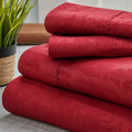 4-Piece Set: Bamboo 1800 Count Embossed Design by DailySale