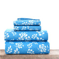 4-Piece Set: Floral Sheets Set Hypoallergenic Microfiber Ultra Soft Bed Sheets by DailySale
