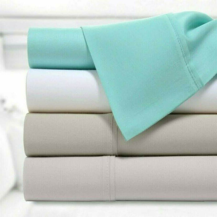 4-Piece Set: Kathy Ireland 300 Thread Count 100% Organic Cotton Percale by DailySale