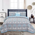 4-Piece Set: Printed Pattern Quilt Set by DailySale