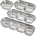 4-Piece Set: Stainless Steel Sauce Dish by DailySale