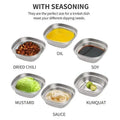 4-Piece Set: Stainless Steel Sauce Dish by DailySale