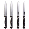 4-Piece Set: Steak Knife Set Stainless-Steel Serrated Blades