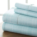 4-Piece Set: Thatch Patterned Hypoallergenic Deep Pocket Sheet Set by DailySale