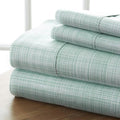 4-Piece Set: Thatch Patterned Hypoallergenic Deep Pocket Sheet Set by DailySale