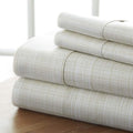 4-Piece Set: Thatch Patterned Hypoallergenic Deep Pocket Sheet Set by DailySale