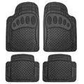 4-Piece Set: Trimmable ClimaProof™ Non-Slip Rubber Floor Mats With Footprint Design by DailySale