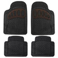 4-Piece Set: Trimmable ClimaProof™ Non-Slip Rubber Floor Mats With Footprint Design by DailySale