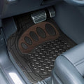4-Piece Set: Trimmable ClimaProof™ Non-Slip Rubber Floor Mats With Footprint Design by DailySale