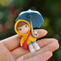 4-Piece Set: Umbrella Girl Figure Statue by DailySale