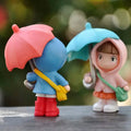 4-Piece Set: Umbrella Girl Figure Statue by DailySale