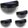 4-Piece: Solar Fence Outdoor Lights